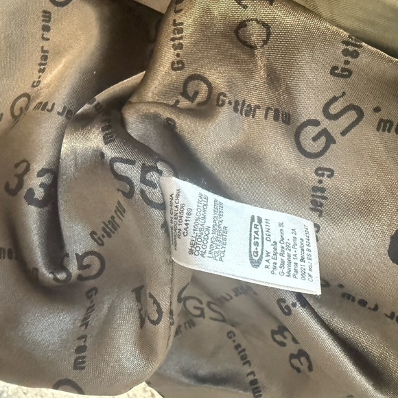 G-Star Y2K S vintage green/Khaki Hooded Utility Jacket GUC - Picture 16 of 16